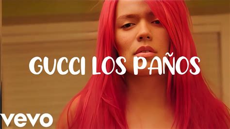 gucci los paños letra karol g|Gucci los panos letra.